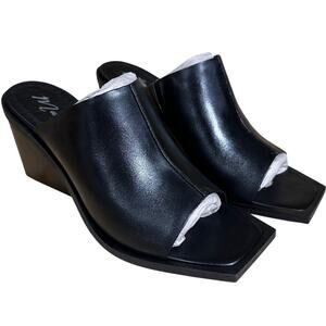Matisse Lillie Wedge Heeled Sandal Black Women's Size 8M New in Box